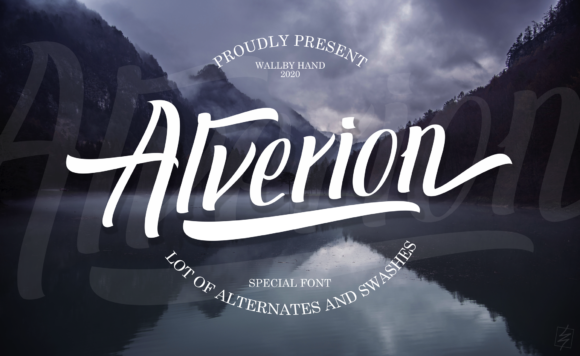 Alverion Display Font: Retro Typography for Campaign Creatives