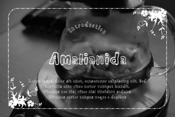 Amalianida: The Playful Display Font for Makers