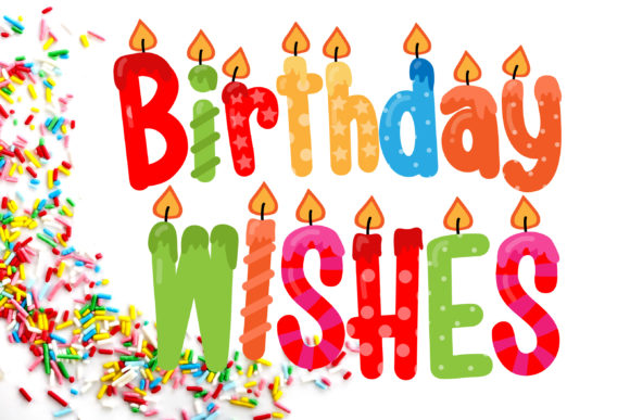 Birthday Wishes Duo: A Playful Display Font for Web Design