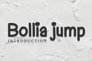 Bollia Jump: A Display Font That Lands With Intent
