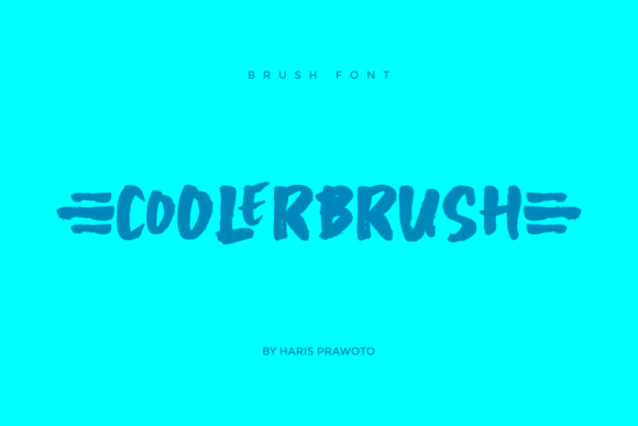 Coolerbrush: A Chunky Display Font for Campaign Creatives