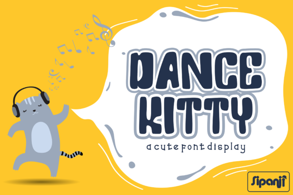 Dance Kitty Font: A Bold & Cute Display Typeface