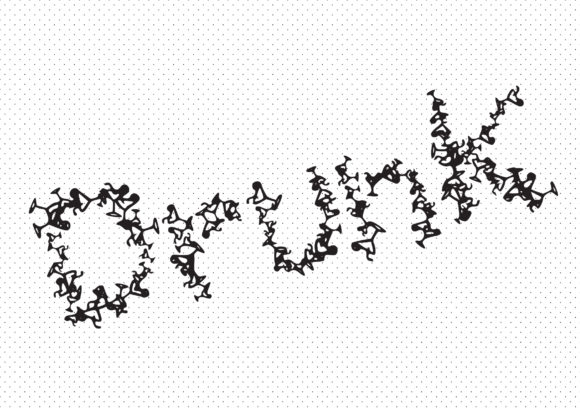 Drunk Font: A Cocktail-Inspired Display Typeface for Campaigns