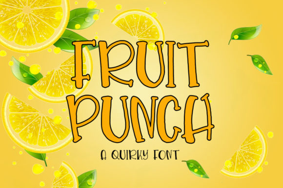 Fruit Punch: A Friendly Display Font for Digital Brands