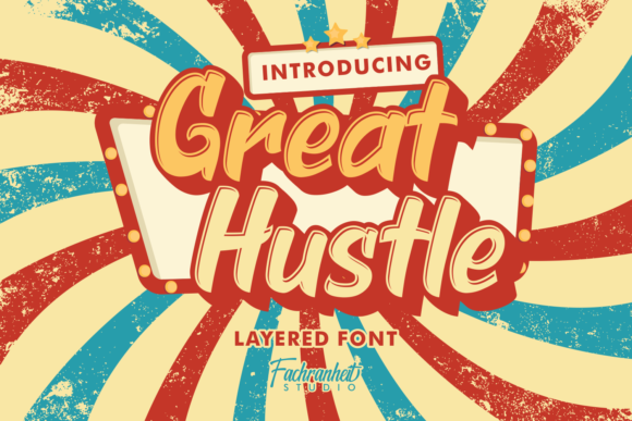 Great Hustle: A Display Font with Vintage Soul