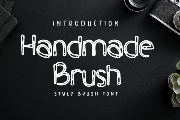 Handmade Brush: A Playful Display Font for Web Designers