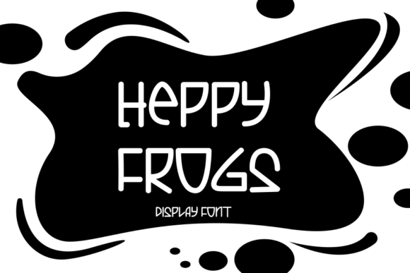 Heppy Frogs: A Lively Display Font for Editorial Design
