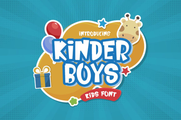 Kinder Boys: A Playful Display Font for Branding