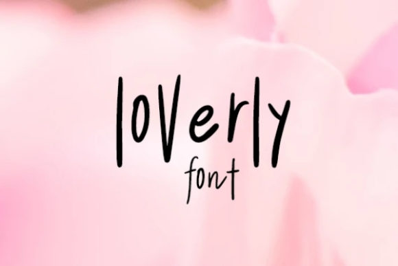 Loverly Display Font: A Friendly Typeface for Your Brand