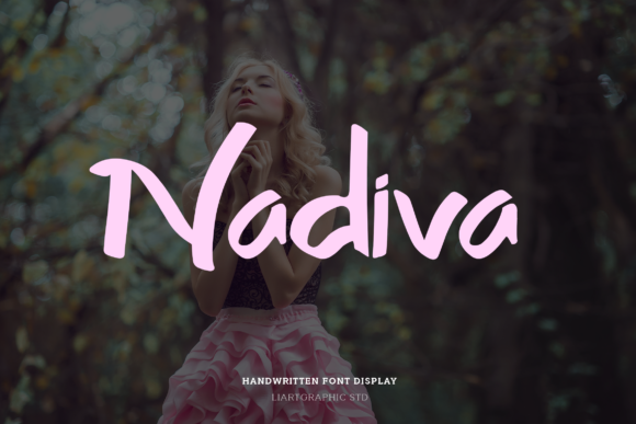 Nadiva: The Brush Pen and Pencil Display Font for Makers