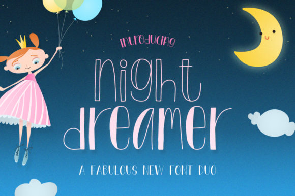 Night Dreamer: A Charming Display Font for Branding & Craft Projects