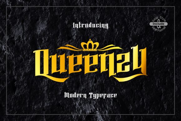 Queenzy Font: Vintage Charm for Crafters