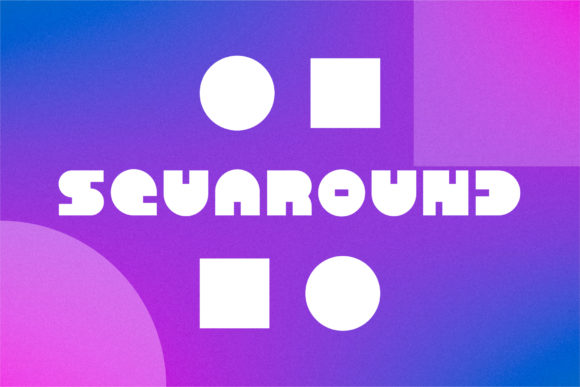 Squaround: A Geometric Display Font for Modern Web Design