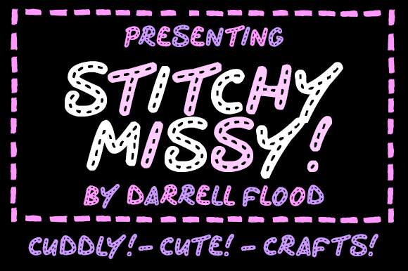 Stitchy Missy: A Patchwork Display Font for Creative Web Design