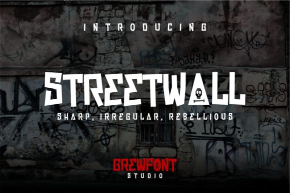 Streetwall: A Display Font That Gives Digital Brands Instant Character