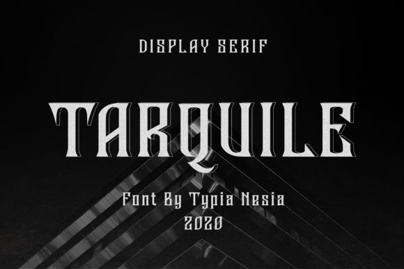 Tarquile: A Bold Retro Display Font That Commands Attention