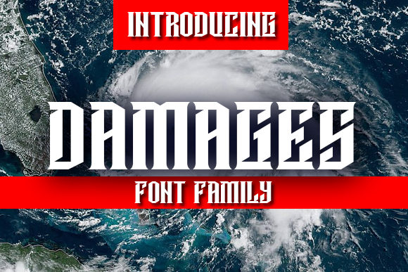The Damages Typeface for Bold Editorial Design